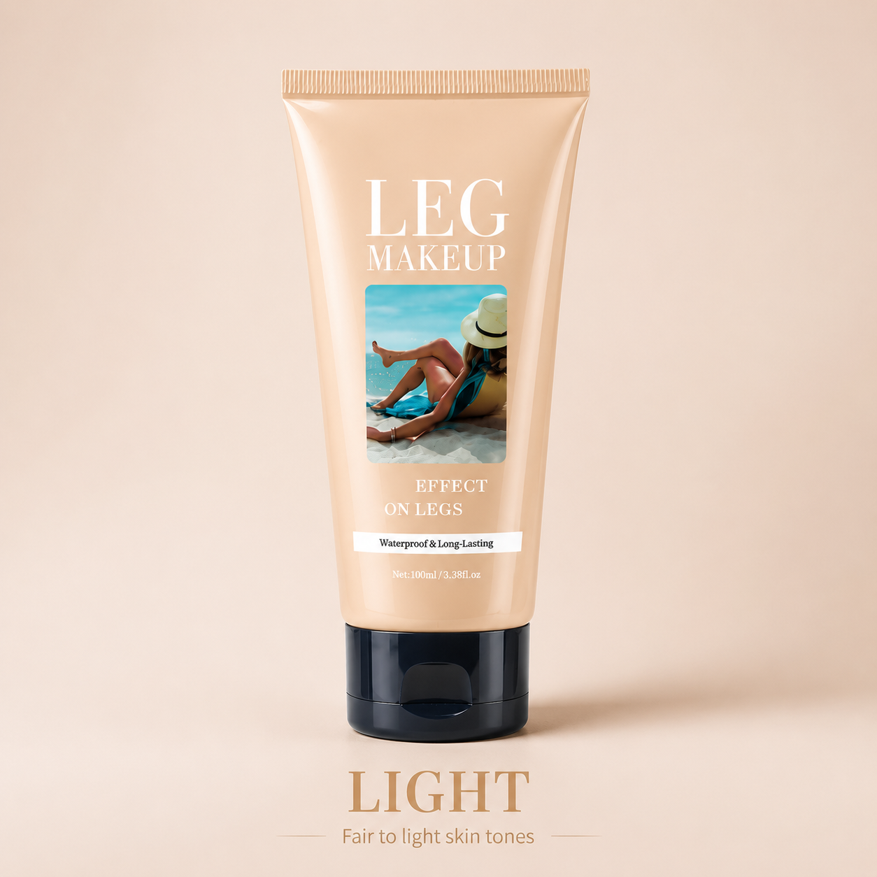 LegAura™ Bronzed Waterproof Body Veil – Full Coverage Leg Concealer Cream for Flawless, Smooth & Naturally Glowing Legs