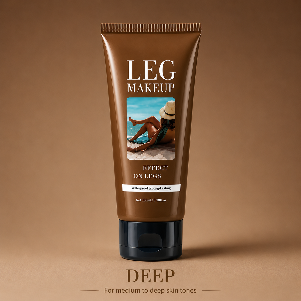 LegAura™ Bronzed Waterproof Body Veil – Full Coverage Leg Concealer Cream for Flawless, Smooth & Naturally Glowing Legs