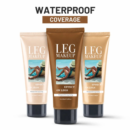 LegAura™ Bronzed Waterproof Body Veil – Full Coverage Leg Concealer Cream for Flawless, Smooth & Naturally Glowing Legs